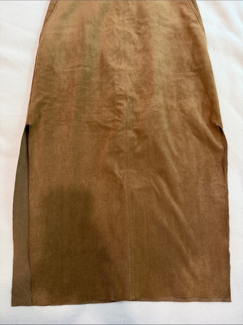 Wilfred Suede Pencil Skirt in Brown (Aritzia) - Picture 2 of 4